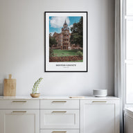 Denton County Portrait Color Poster