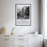 Denton County Travel B&W Poster