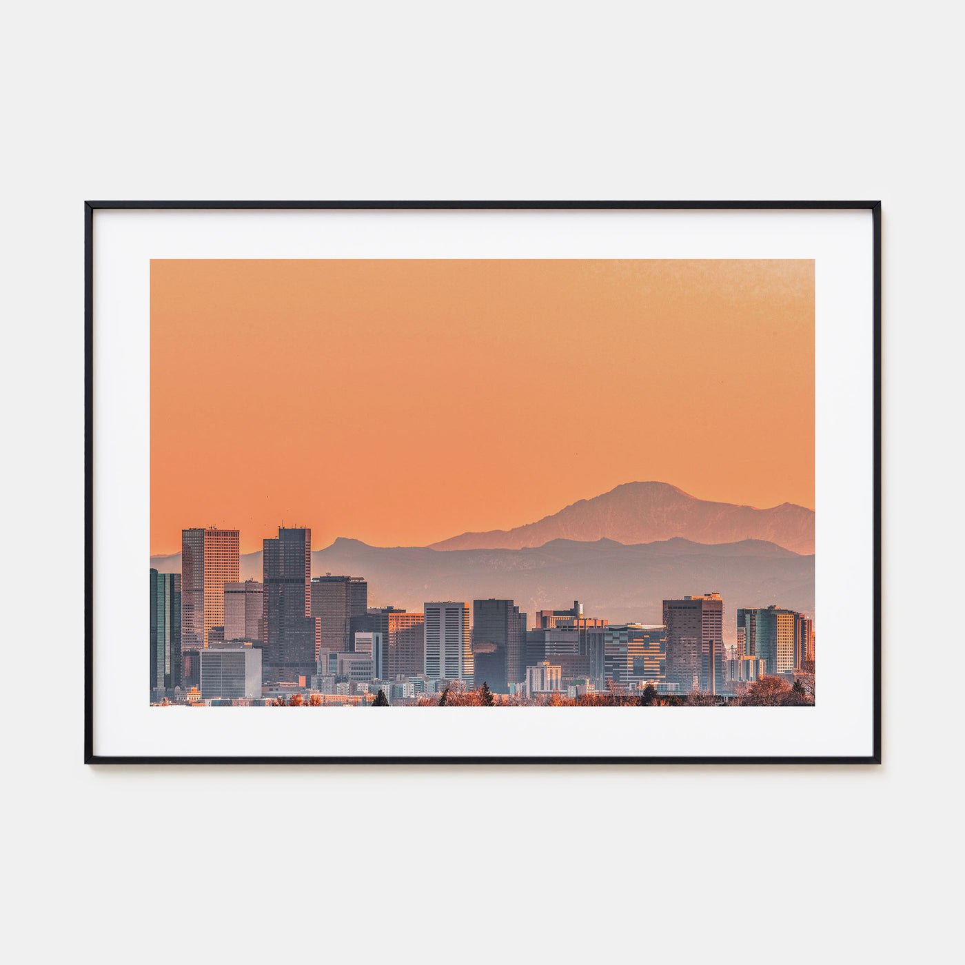 Denver Landscape Color Poster