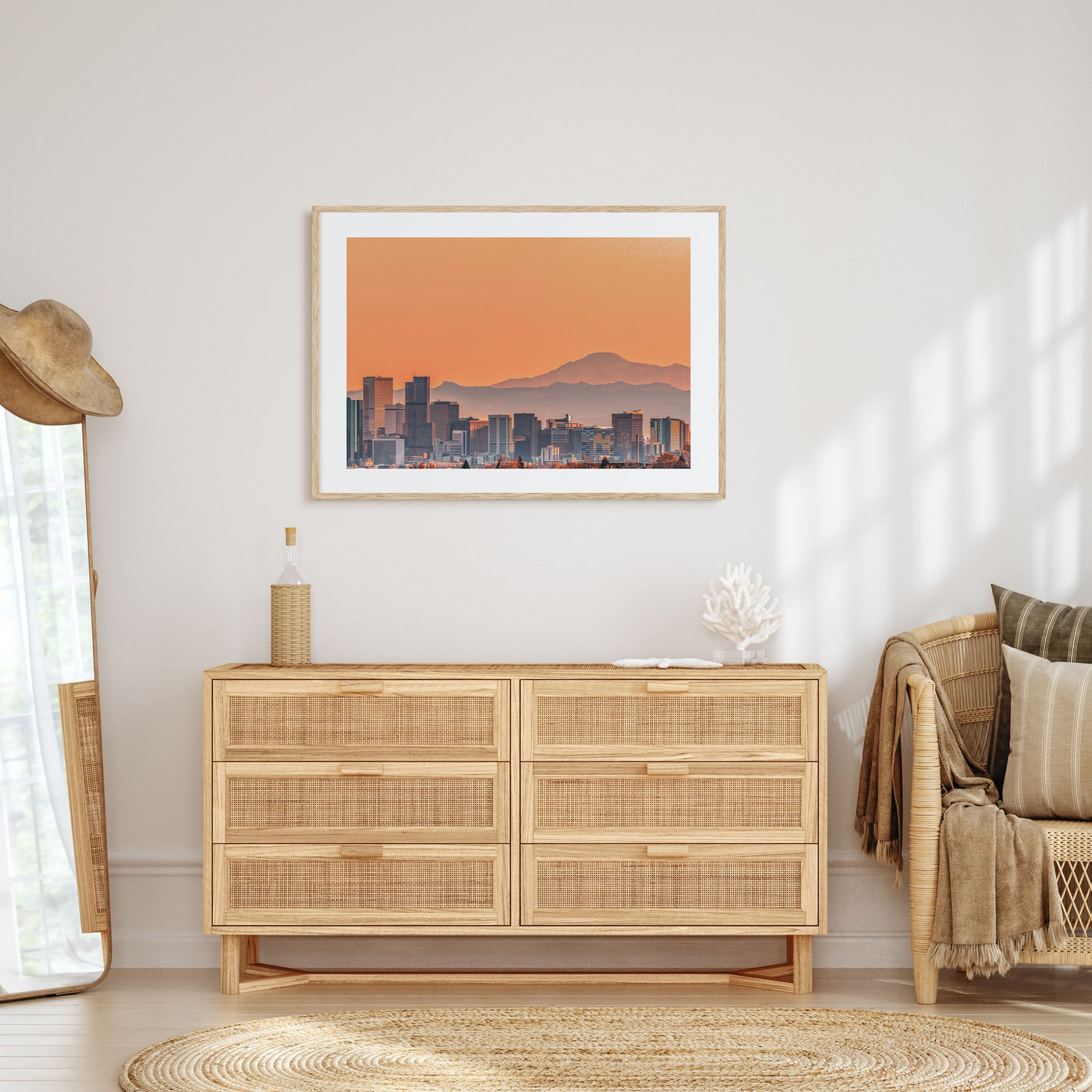 Denver Landscape Color Poster