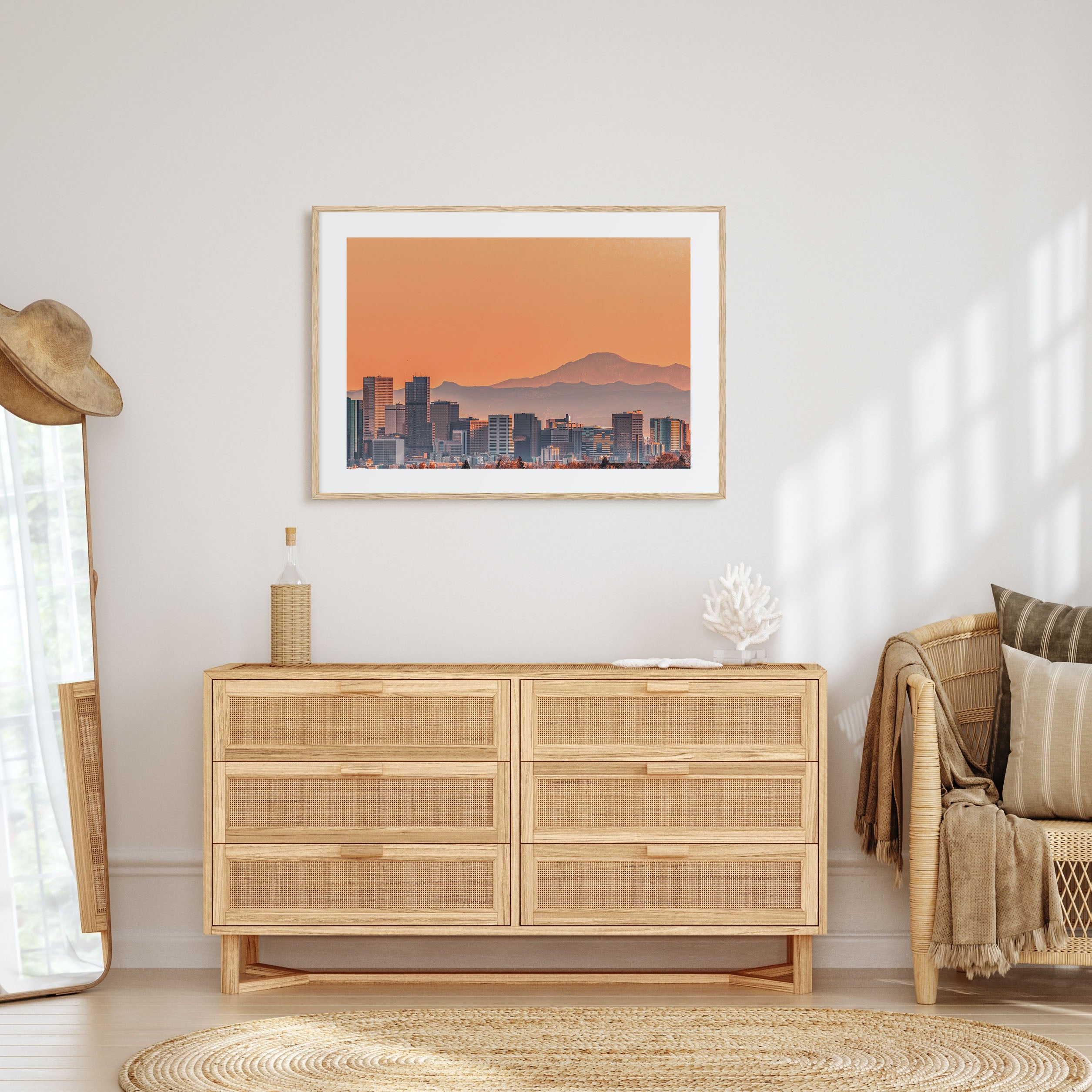Denver Landscape Color Poster