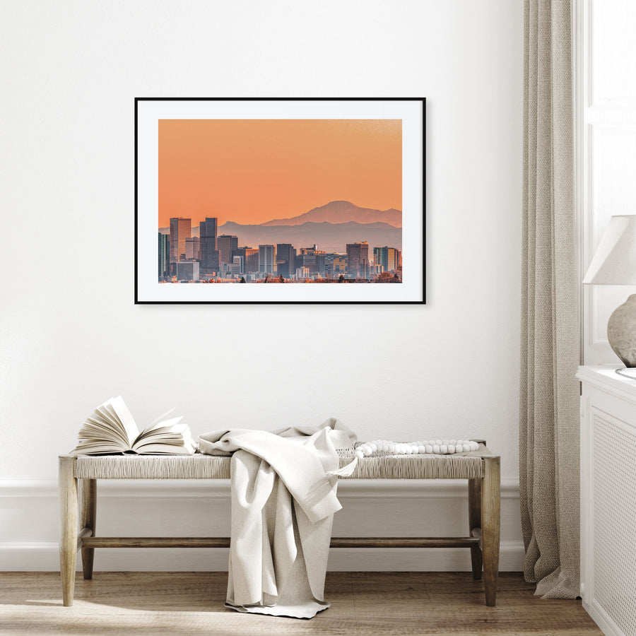 Denver Landscape Color Poster