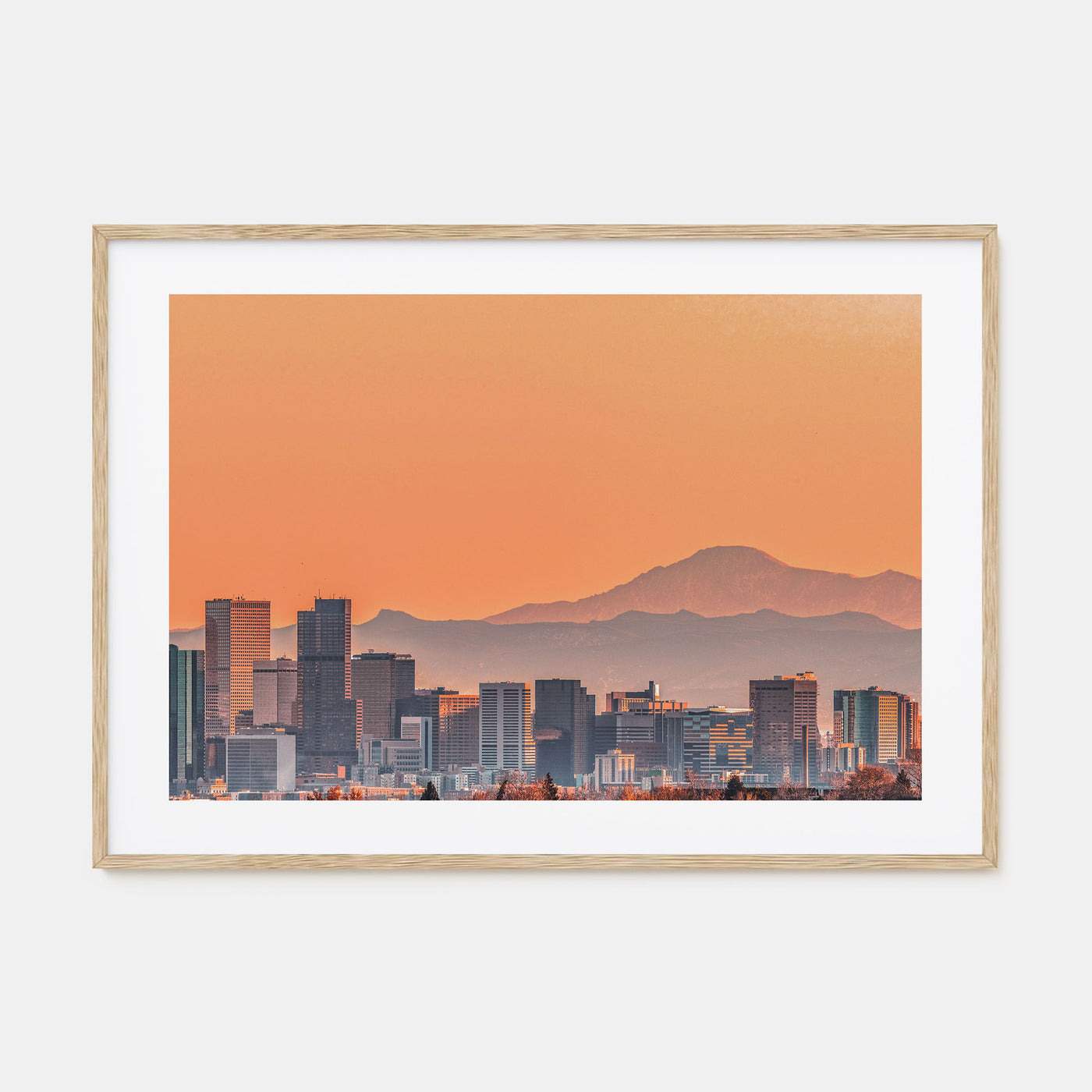 Denver Landscape Color Poster
