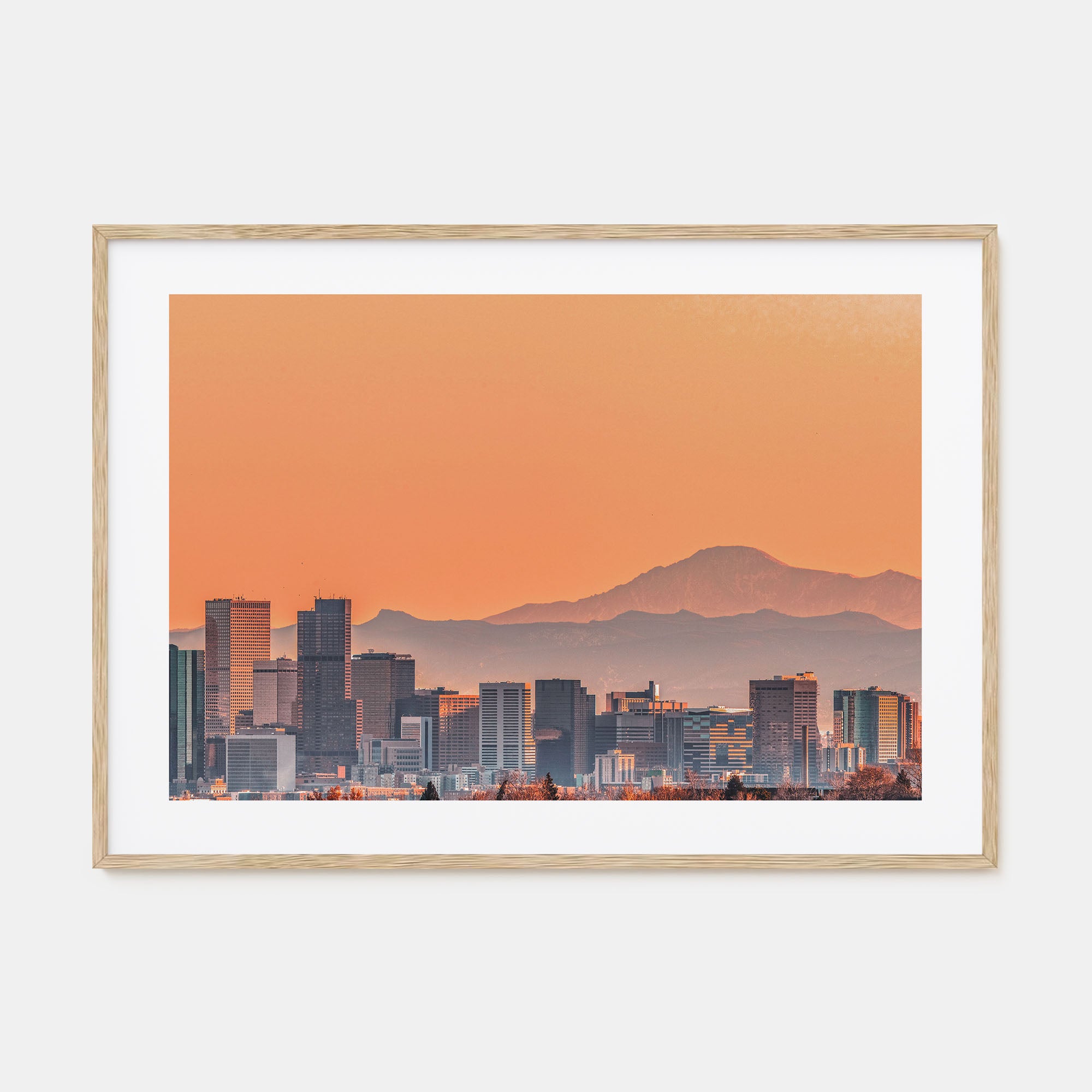 Denver Landscape Color Poster