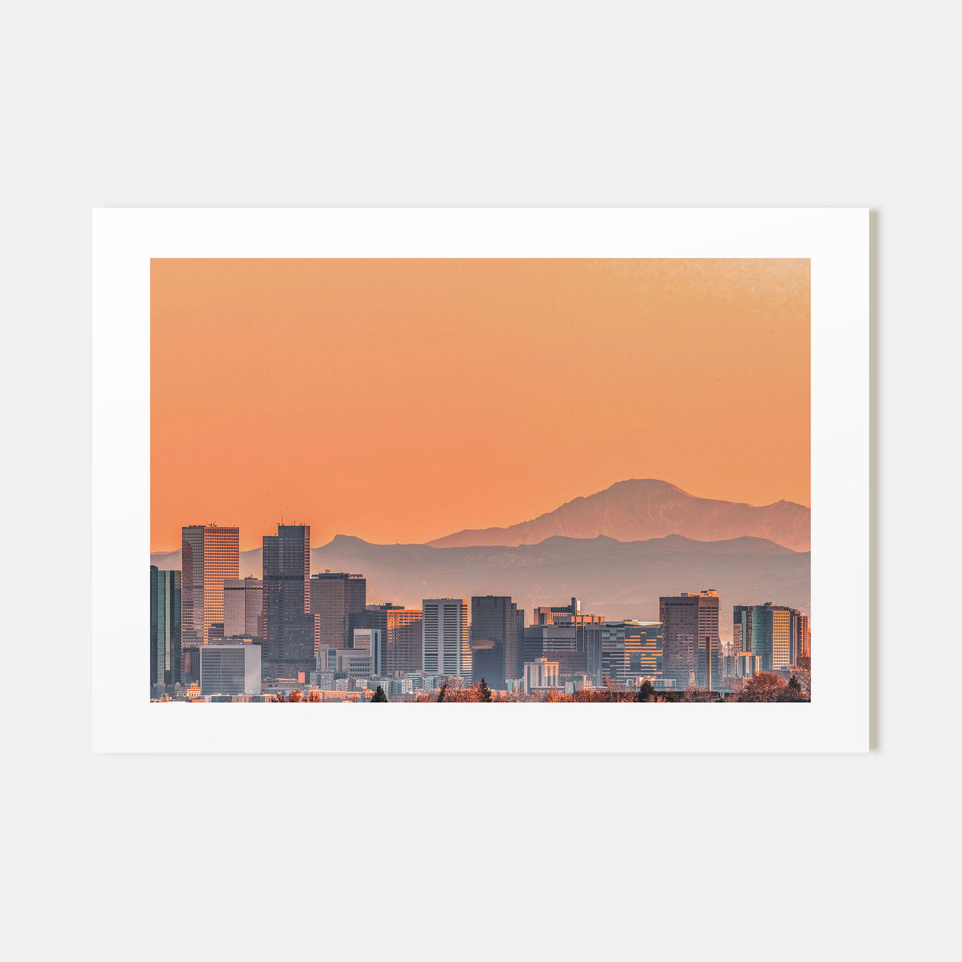 Denver Landscape Color Poster