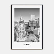 Denver Portrait B&W No 5 Poster