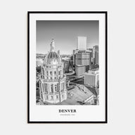 Denver Portrait B&W No 5 Poster
