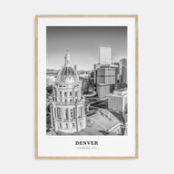 Denver Portrait B&W No 5 Poster