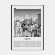 Denver Travel B&W No 2 Poster