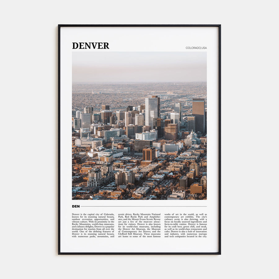 Denver Travel Color No 2 Poster