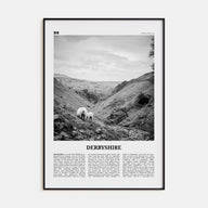 Derbyshire Travel B&W Poster