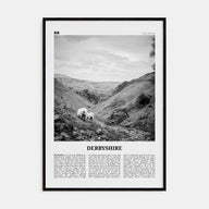 Derbyshire Travel B&W Poster