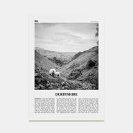 Derbyshire Travel B&W Poster