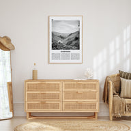 Derbyshire Travel B&W Poster