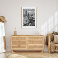 Des Moines Photo B&W Poster