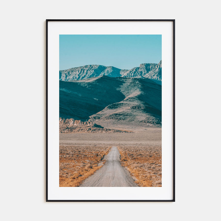 Desert Road Photo Color Poster