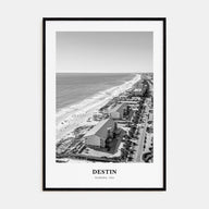 Destin Portrait B&W No 2 Poster