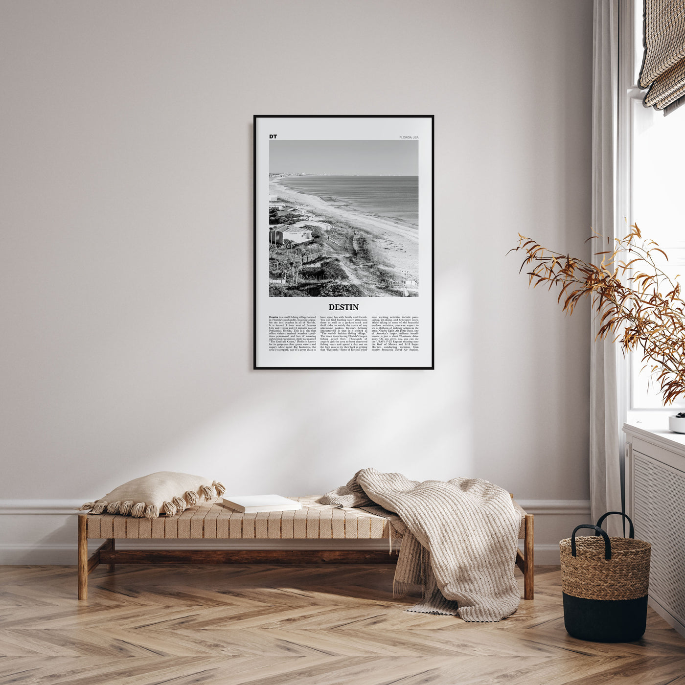 Destin Travel B&W No 1 Poster