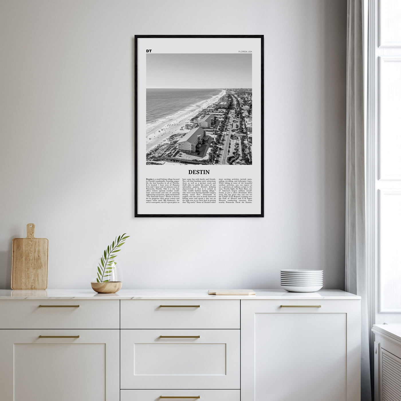 Destin Travel B&W No 2 Poster