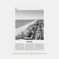 Destin Travel B&W No 2 Poster