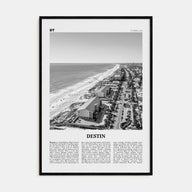 Destin Travel B&W No 2 Poster