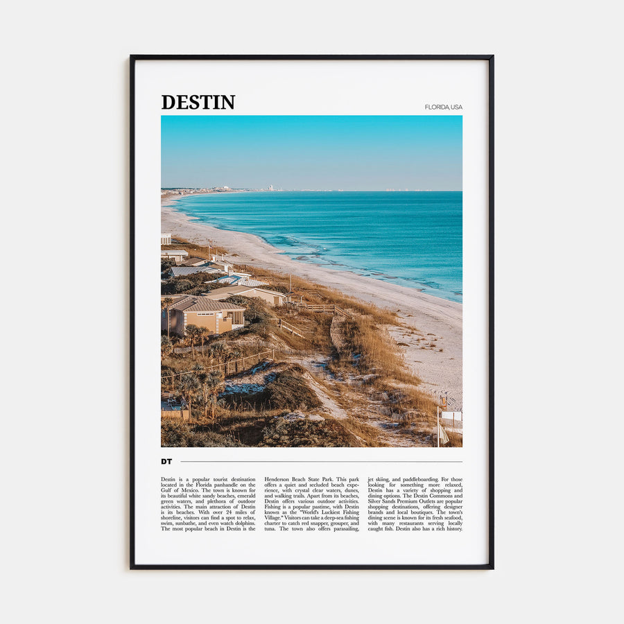 Destin Travel Color Poster