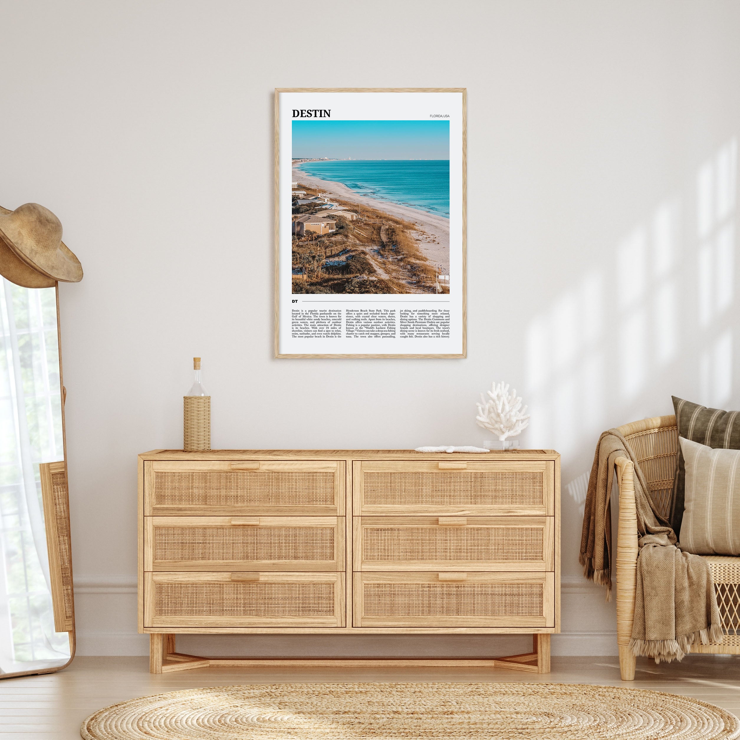 Destin Travel Color Poster