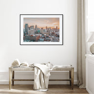 Detroit Landscape Color Poster
