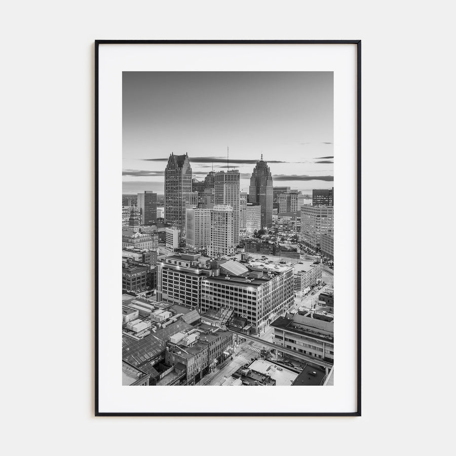 Detroit Photo B&W No 1 Poster