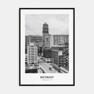 Detroit Portrait B&W No 1 Poster