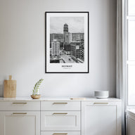 Detroit Portrait B&W No 1 Poster