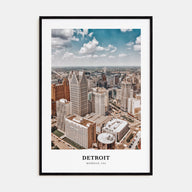 Detroit Portrait Color Poster