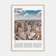 Detroit Travel Color Poster