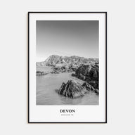 Devon Portrait B&W Poster