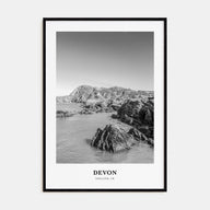 Devon Portrait B&W Poster