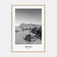 Devon Portrait B&W Poster