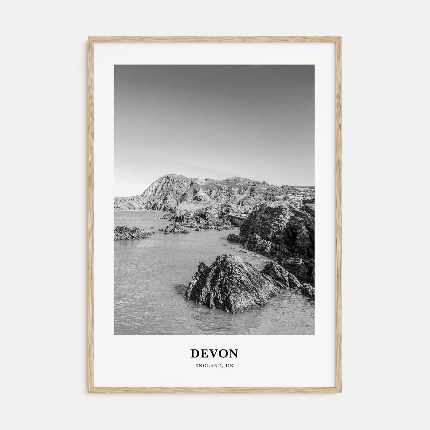 Devon Portrait B&W Poster