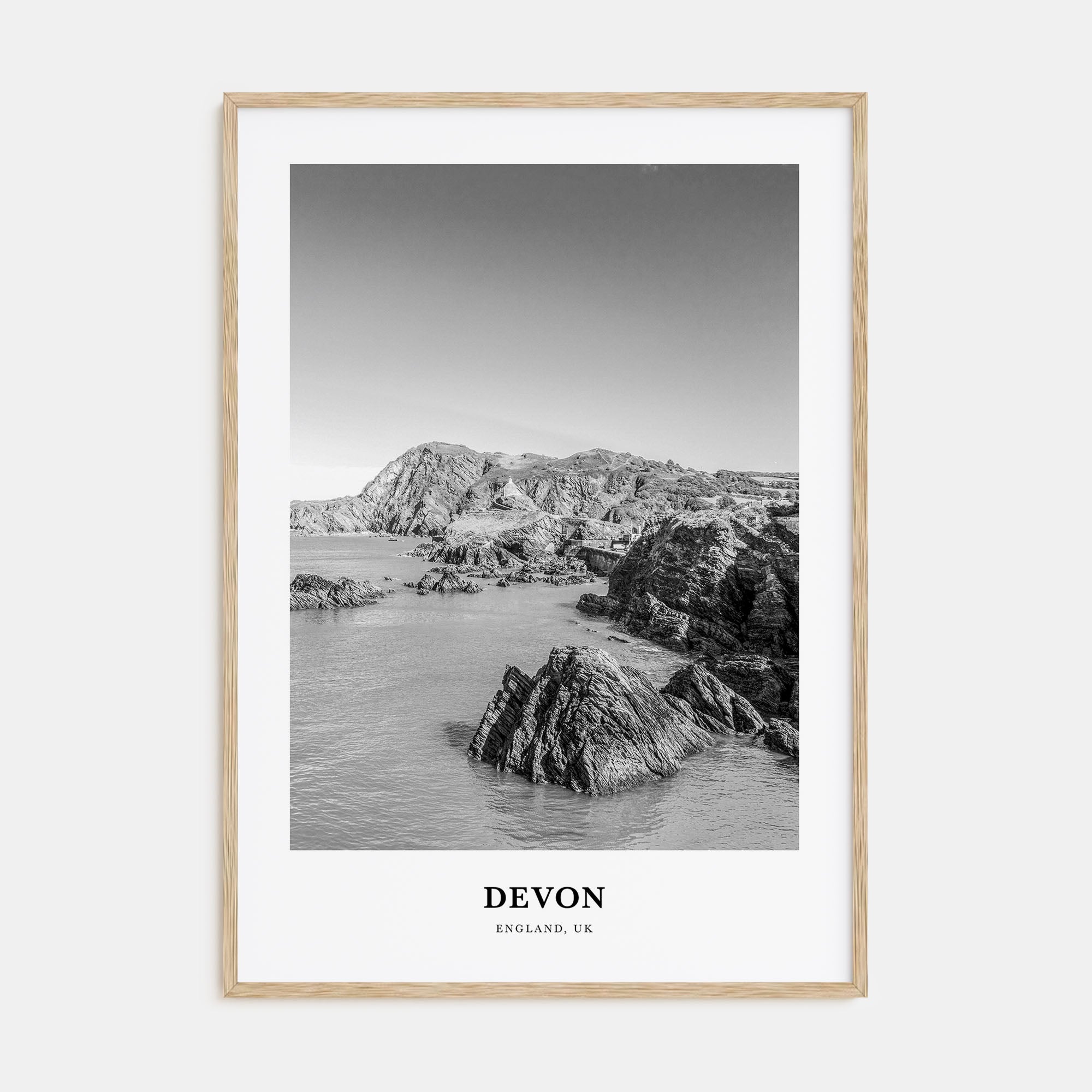 Devon Portrait B&W Poster