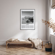 Devon Travel B&W Poster