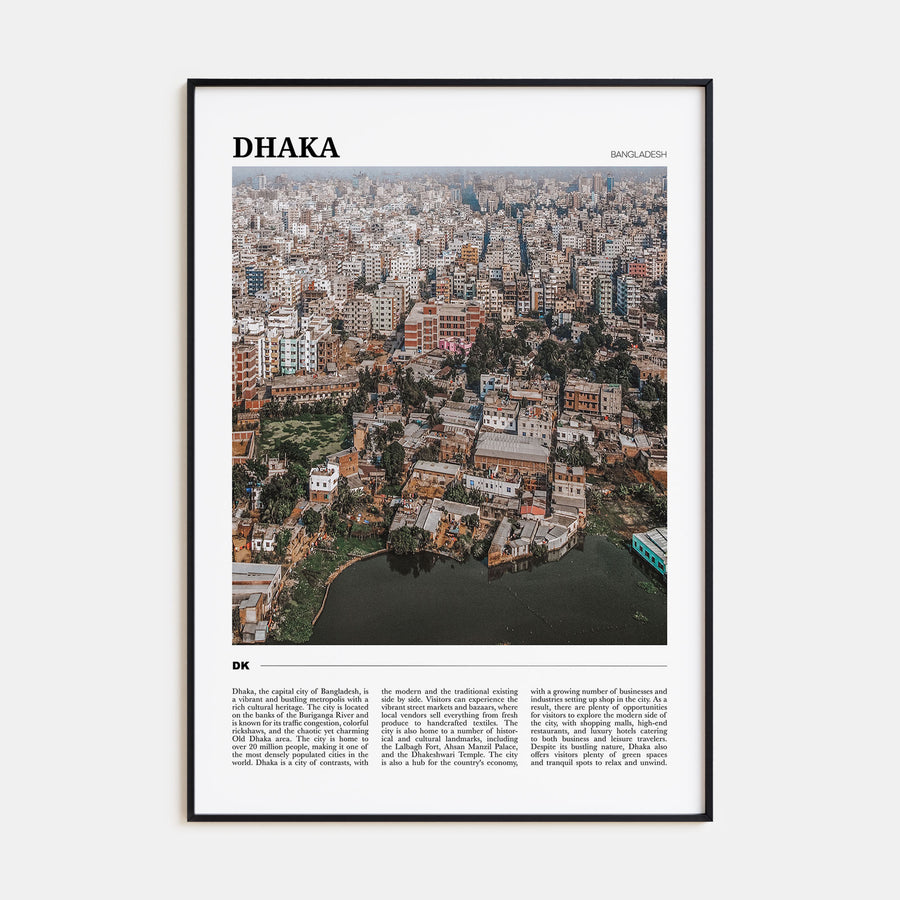 Dhaka Travel Color Poster
