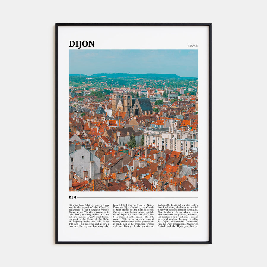 Dijon Travel Color Poster
