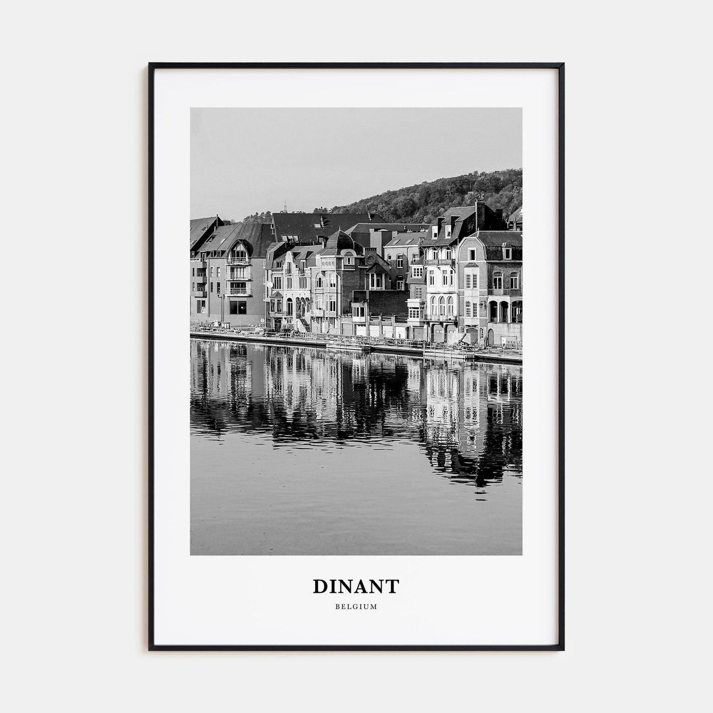 Dinant Portrait B&W Poster