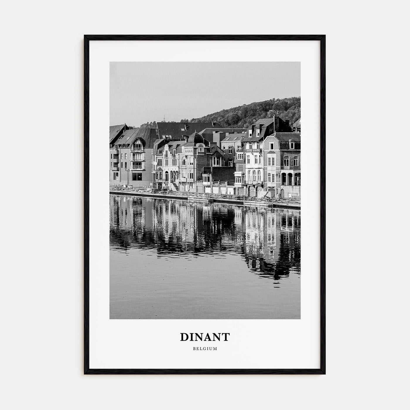 Dinant Portrait B&W Poster