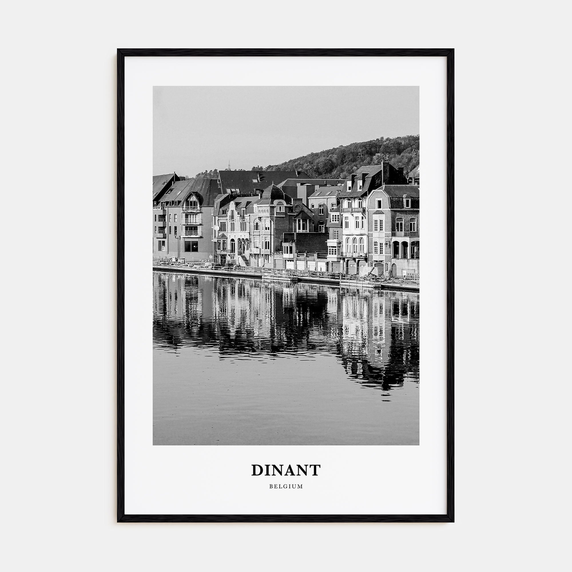 Dinant Portrait B&W Poster
