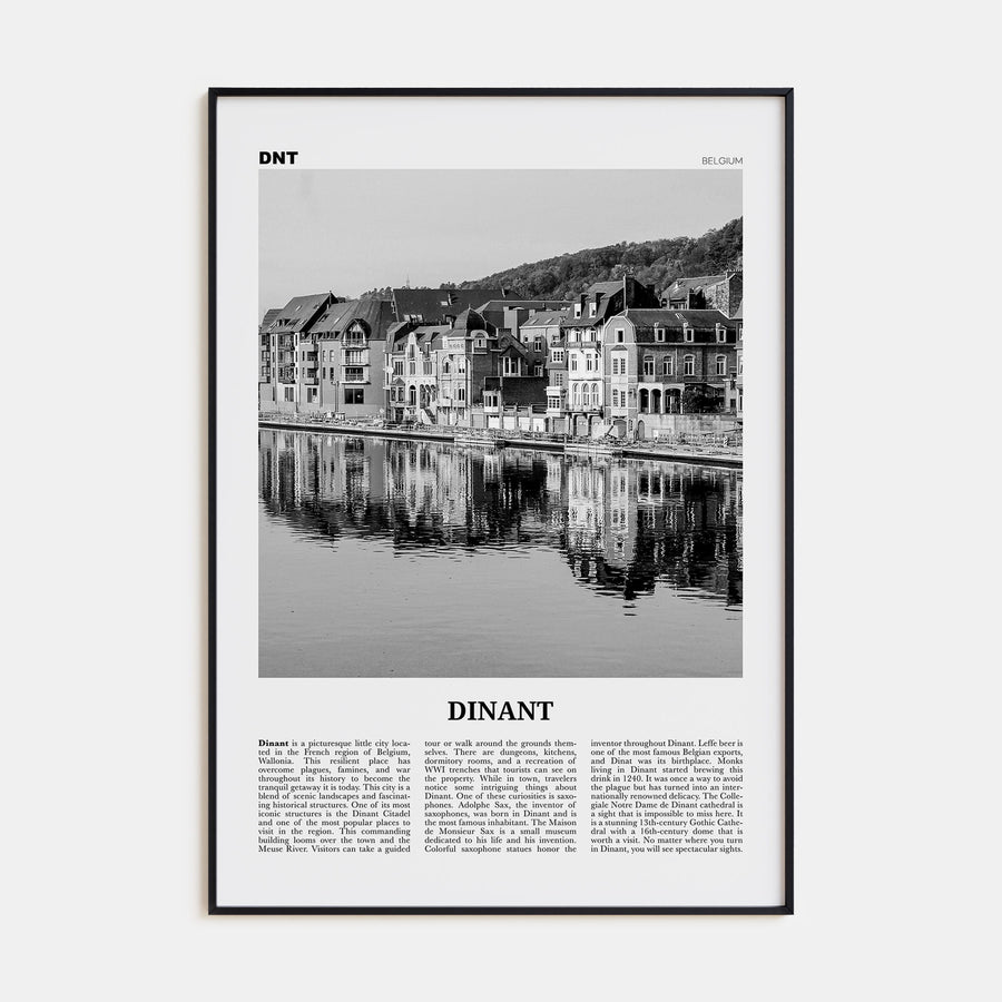 Dinant Travel B&W Poster