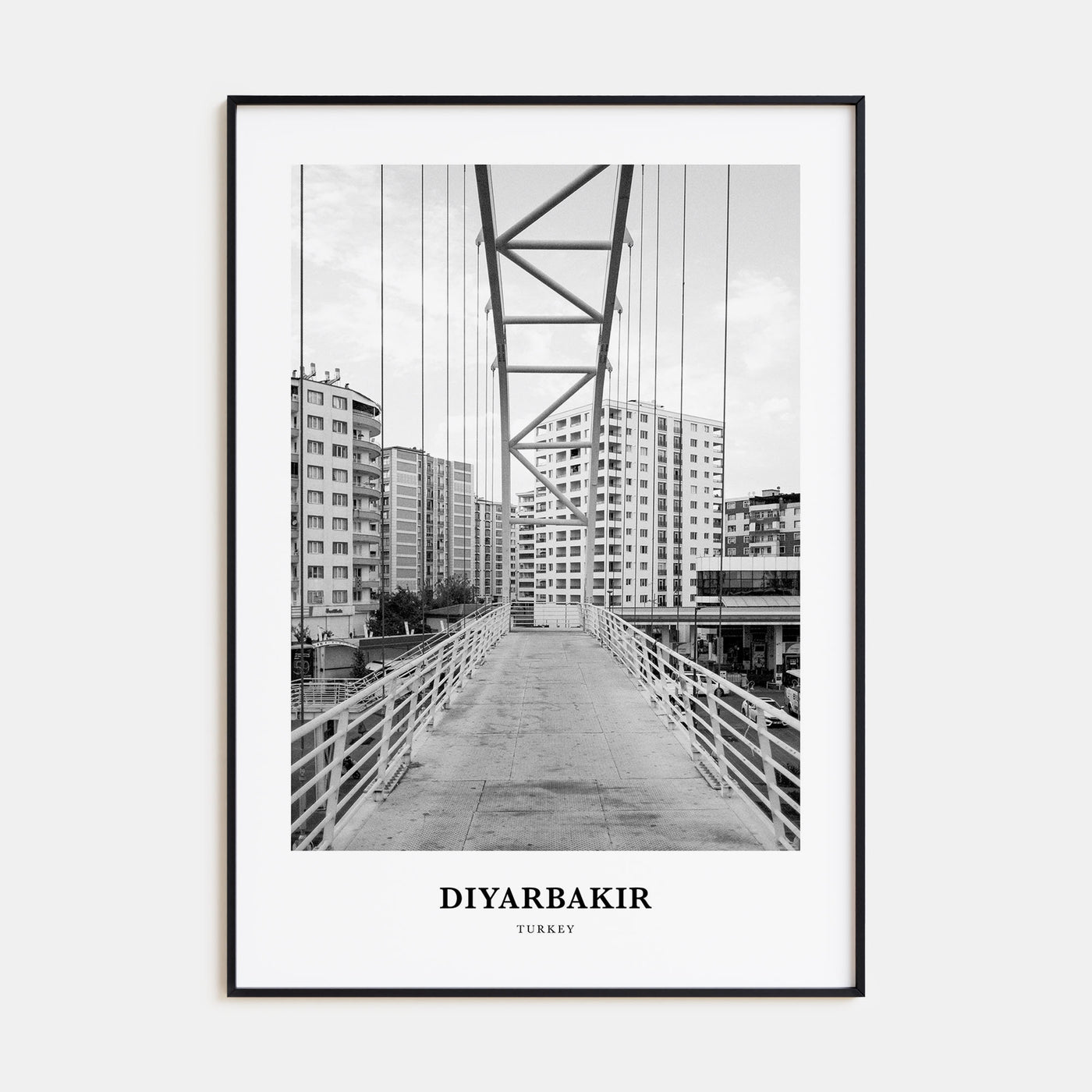 Diyarbakir Portrait B&W Poster