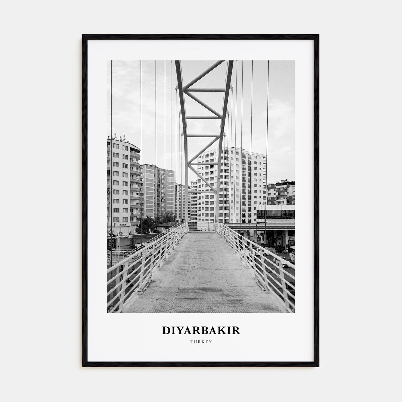 Diyarbakir Portrait B&W Poster