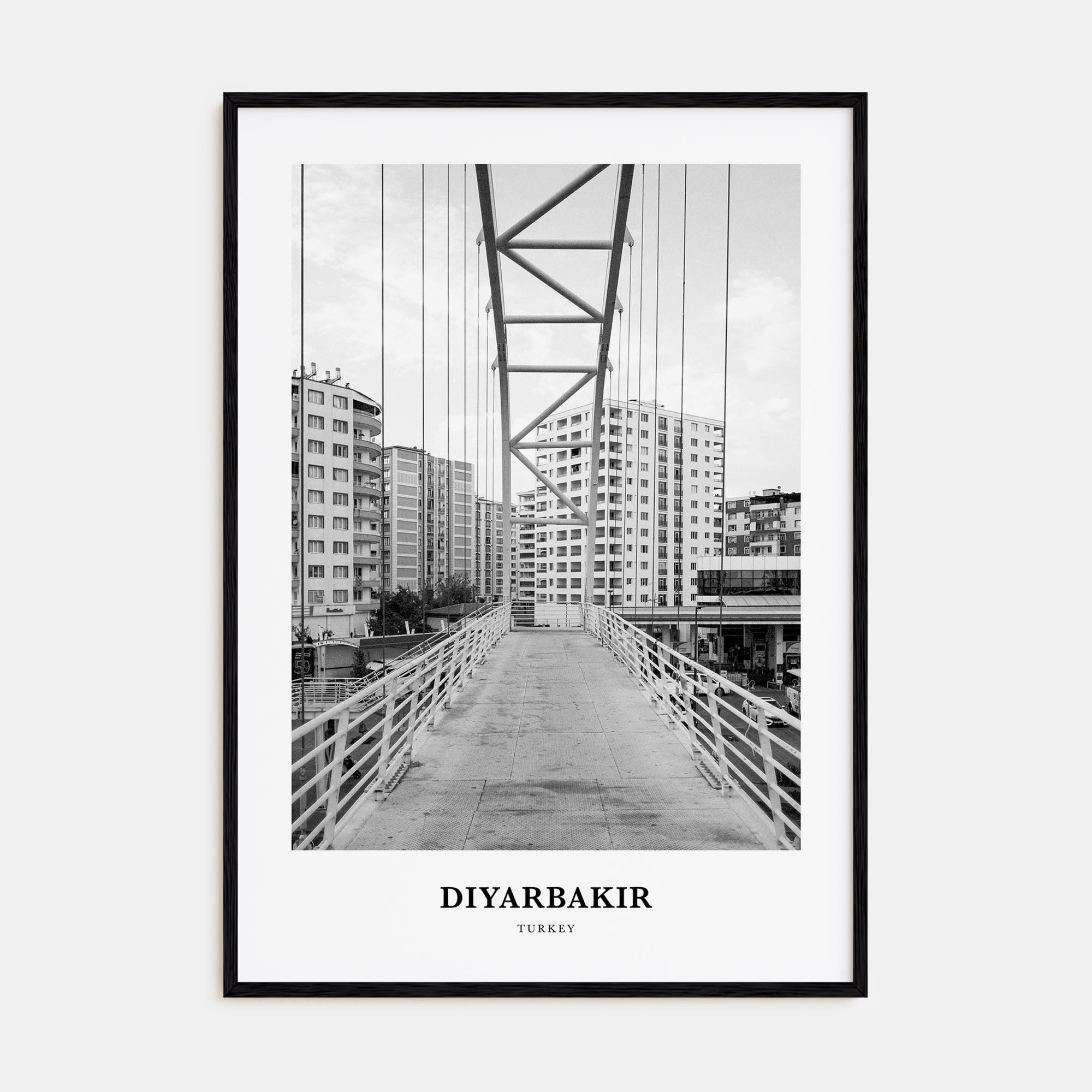 Diyarbakir Portrait B&W Poster