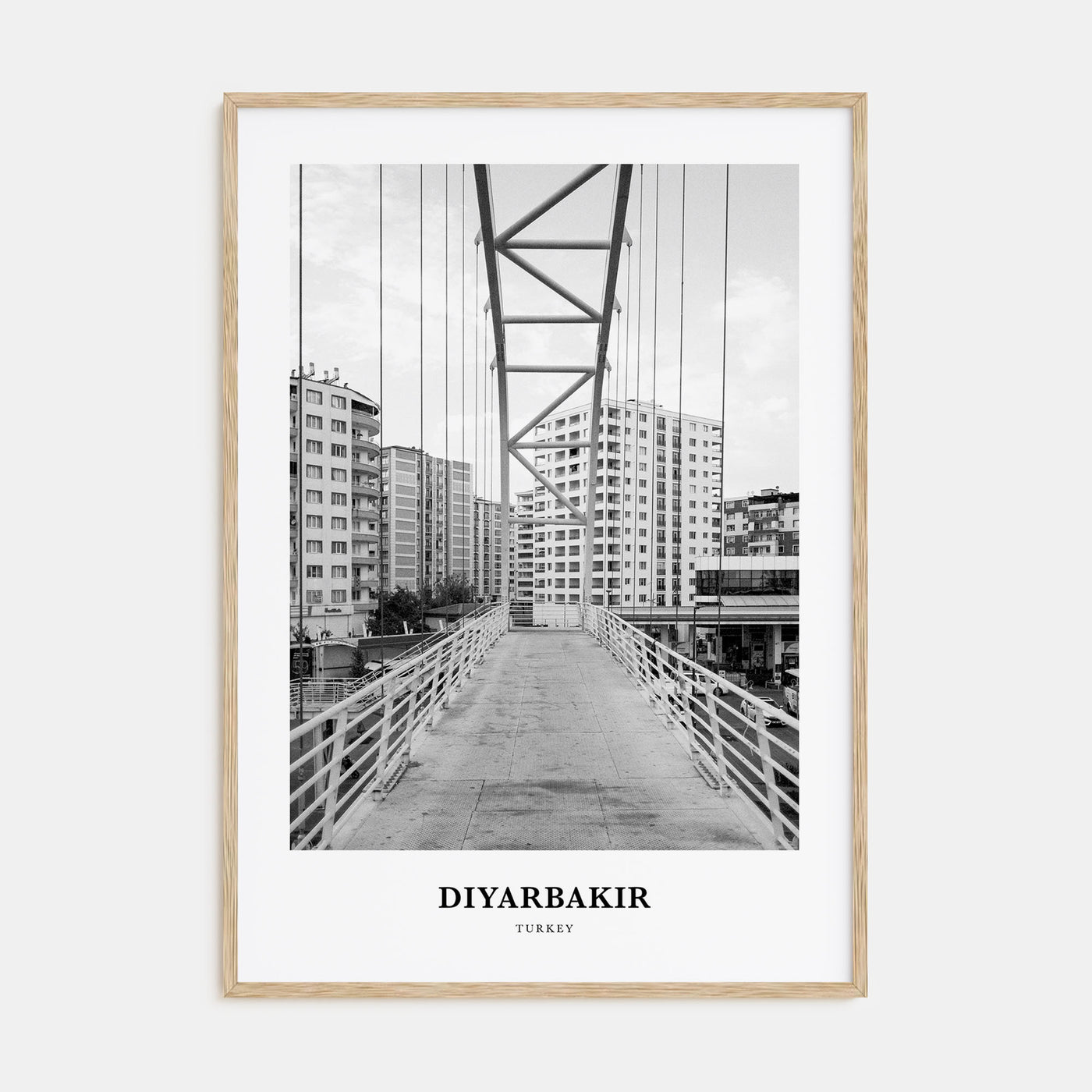 Diyarbakir Portrait B&W Poster