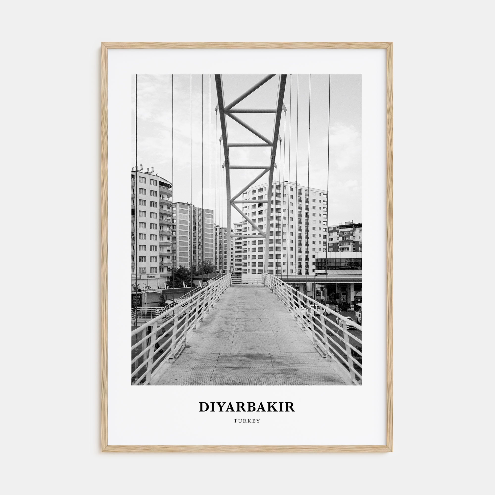 Diyarbakir Portrait B&W Poster